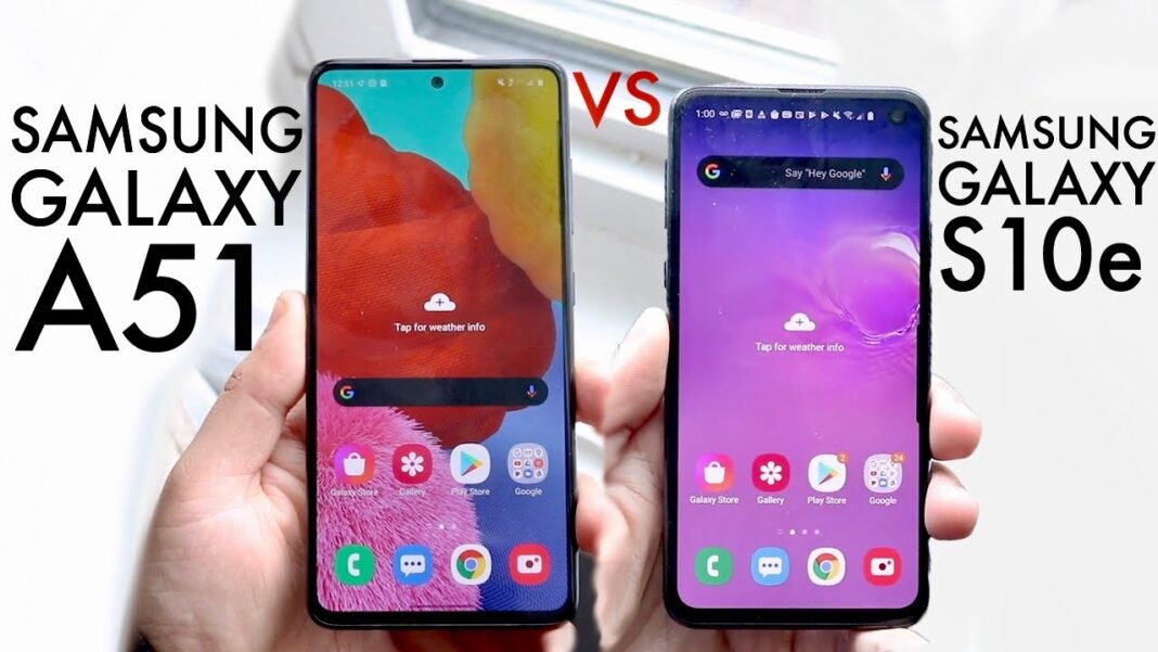 Galaxy A51 vs Galaxy S10E