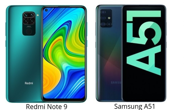 Redmi Note 9 vs Galaxy A51