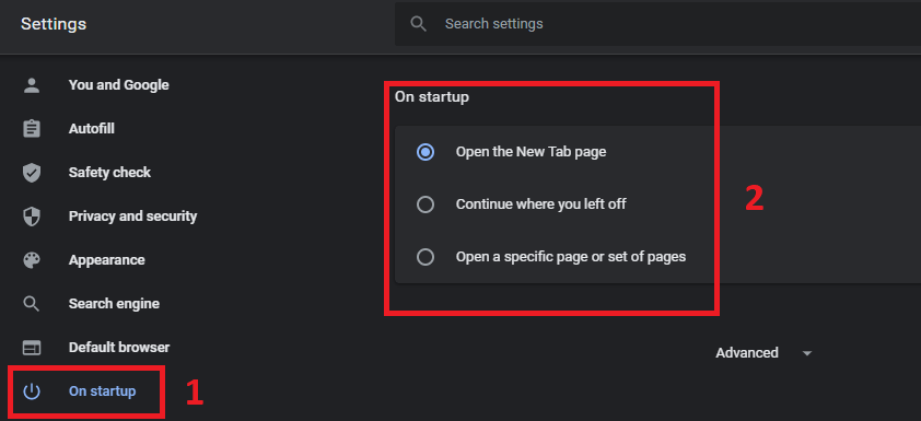 Change Google Chrome Homepage