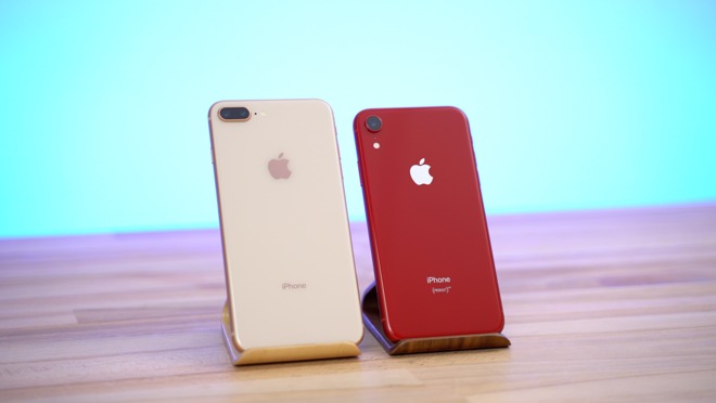 iPhone XR and iPhone 8 Plus