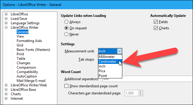 Change Units of Your Documents and Spreadsheets