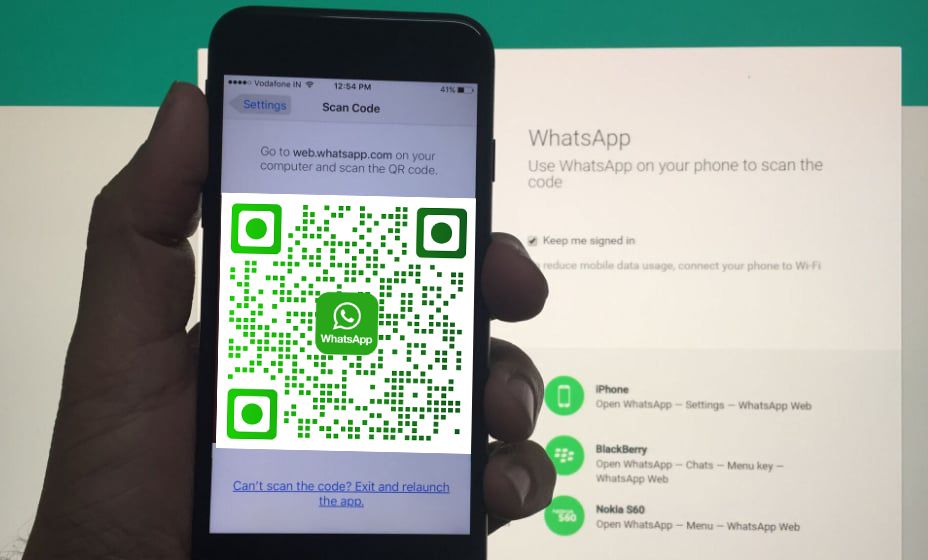 How to scan QR Code in WhatsApp?
